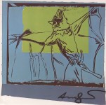 Lot #2285: ANDY WARHOL - Chiroptera: Bat - Color offset lithograph