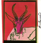 Lot #2476: ANDY WARHOL - Soemmerring's Gazelle - Color offset lithograph
