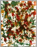 Lot #1624: SAM FRANCIS [d'après] - Composition - Oil and watercolor on paper