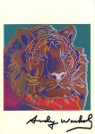 Lot #565: ANDY WARHOL - Siberian Tiger - Color offset lithograph