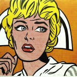 Lot #1218: ROY LICHTENSTEIN - Nurse - Color offset lithograph