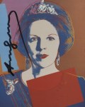 Lot #2450: ANDY WARHOL - Queen Beatrix (#1) - Color offset lithograph