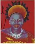 Lot #2453: ANDY WARHOL - Queen Notombi (#4) - Color offset lithograph