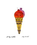 Lot #2273: ANDY WARHOL [d'après] - Ice Cream Cone - Double - Color lithograph