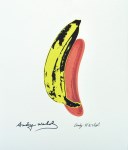 Lot #2262: ANDY WARHOL [d'apr&#232;s] - Banana - Color lithograph