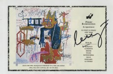 Lot #2447: JEAN-MICHEL BASQUIAT - Portrait of a One AKA Kings - Color offset lithograph