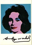 Lot #306: ANDY WARHOL - Liz - Color offset lithograph