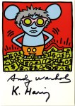Lot #20: KEITH HARING & ANDY WARHOL - Andy Mouse III, Homage to Warhol - Color offset lithograph