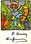 Lot #21: KEITH HARING & ANDY WARHOL - Andy Mouse IV, Homage to Warhol - Color offset lithograph