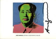 Lot #2409: ANDY WARHOL - Mao - Color offset lithograph