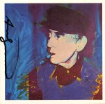 Lot #2403: ANDY WARHOL - Man Ray #5 - Color offset lithograph