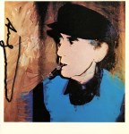 Lot #2404: ANDY WARHOL - Man Ray #6 - Color offset lithograph
