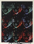 Lot #1062: ANDY WARHOL - Nine Multicolored Marilyns #1 - Color offset lithograph