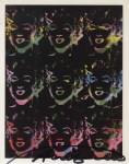Lot #444: ANDY WARHOL - Nine Multicolored Marilyns #3 - Color offset lithograph