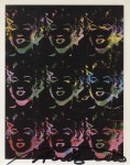 Lot #444: ANDY WARHOL - Nine Multicolored Marilyns #3 - Color offset lithograph