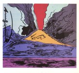 Lot #44: ANDY WARHOL - Vesuvius #02 - Color offset lithograph