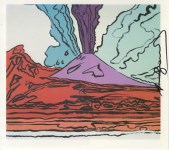 Lot #1476: ANDY WARHOL - Vesuvius #10 - Color offset lithograph