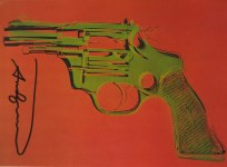 Lot #493: ANDY WARHOL - Guns #06 - Color offset lithograph