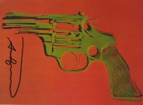 Lot #265: ANDY WARHOL - Guns #06 - Color offset lithograph