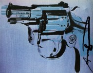 Lot #2347: ANDY WARHOL - Guns #09 - Color offset lithograph