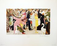 Lot #1330: NORMAN ROCKWELL - Saturday People - Original color collotype