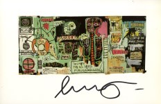 Lot #2428: JEAN-MICHEL BASQUIAT - Notary - Color offset lithograph