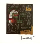 Lot #2468: JEAN-MICHEL BASQUIAT - Separation of the "K" - Color offset lithograph