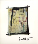 Lot #2466: JEAN-MICHEL BASQUIAT - Santo Versus Second Avenue - Color offset lithograph