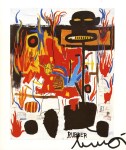 Lot #1320: JEAN-MICHEL BASQUIAT - Rubber - Color offset lithograph