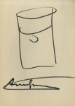 Lot #86: ANDY WARHOL - Campbell's Soup Can #1 - Marker drawing on paper