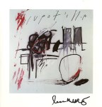 Lot #2456: JEAN-MICHEL BASQUIAT - Red Circle - Color offset lithograph
