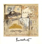 Lot #2277: JEAN-MICHEL BASQUIAT - Cadillac Moon - Color offset lithograph