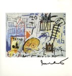 Lot #1544: JEAN-MICHEL BASQUIAT - ASPVR&#8230; - Color offset lithograph