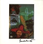 Lot #2257: JEAN-MICHEL BASQUIAT - Airplane - Color offset lithograph