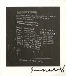 Lot #927: JEAN-MICHEL BASQUIAT - Discography I - Offset lithograph