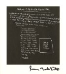 Lot #2313: JEAN-MICHEL BASQUIAT - Discography II - Color offset lithograph