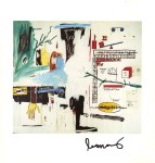 Lot #2264: JEAN-MICHEL BASQUIAT - Bayou - Color offset lithograph