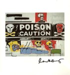 Lot #1897: JEAN-MICHEL BASQUIAT & ANDY WARHOL - Collaboration No.62 - Color offset lithograph