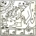 Lot #1716: KEITH HARING - Four Kangaroos - Lithograph