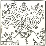 Lot #1660: KEITH HARING - Six Necks - Lithograph