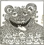 Lot #2514: KEITH HARING - Twelve Friends - Lithograph