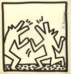 Lot #1439: KEITH HARING - Barking Dogs - Lithograph