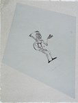 Lot #1599: FRANCISCO TOLEDO - Chango - Original color stencil cut with watercolor