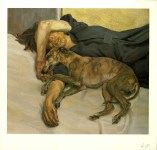 Lot #2316: LUCIAN FREUD - Double Portrait - Color offset lithograph