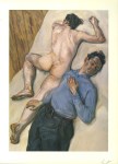 Lot #2200: LUCIAN FREUD - Two Men - Color offset lithograph