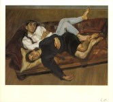 Lot #820: LUCIAN FREUD - Bella and Esther - Color offset lithograph