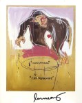 Lot #1607: JEAN-MICHEL BASQUIAT - Chimp - Color offset lithograph