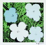 Lot #213: ANDY WARHOL - Flowers - Original color silkscreen