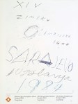 Lot #192: CY TWOMBLY - Sarajevo - Color offset lithograph
