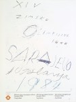 Lot #578: CY TWOMBLY - Sarajevo - Color offset lithograph